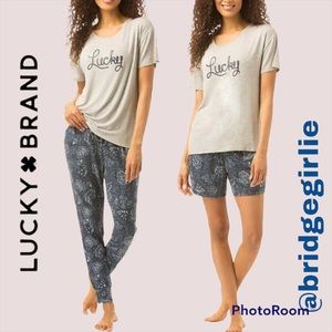 Lucky Brand 3pc Lounge/PJ Set